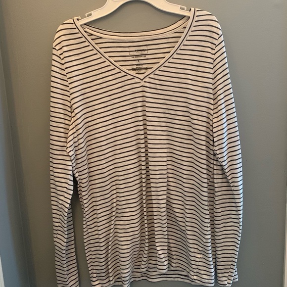 black and white stripped shirt - Picture 1 of 2